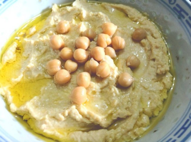 Hummus con tahini